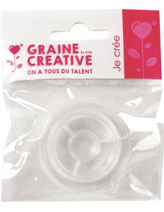 FIL ELASTIQUE TRANSPARENT - 5M (DIAM 0.5mm) 2