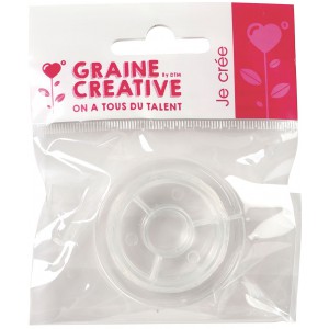 FIL ELASTIQUE TRANSPARENT - 5M (DIAM 0.5mm)