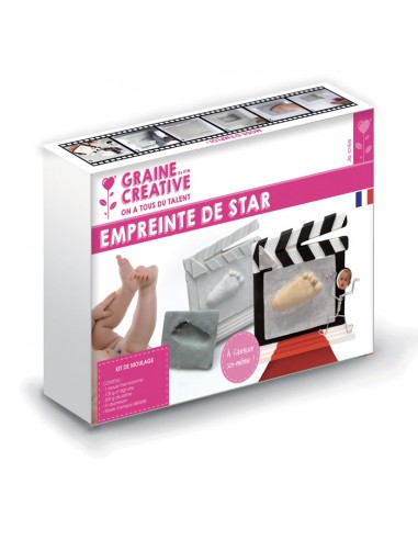 kit moulage  "EMPREINTE DE STAR" - plâtre + alginate + moule