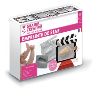 kit moulage  "EMPREINTE DE STAR" - plâtre + alginate + moule