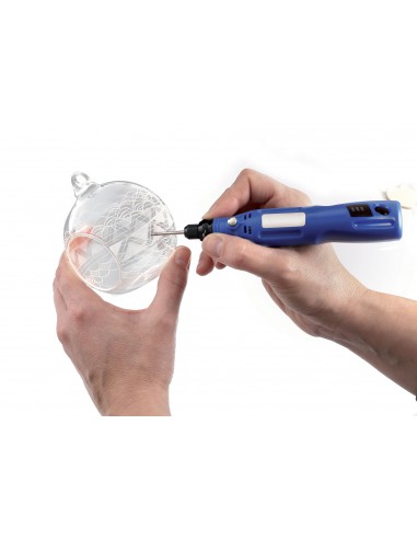 GRAVEUR SUR VERRE + 10 accessoires