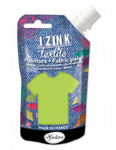 IZINK TEXTILE PEINTURE VERT CLAIR SATIN 80 ML