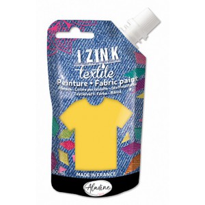 IZINK TEXTILE PEINTURE JAUNE ORGANZA 80 ML