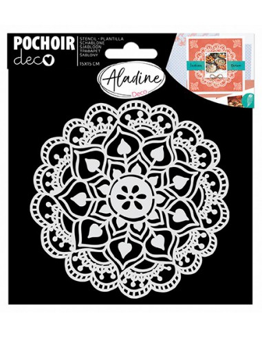 POCHOIR CARRE DIY ARABESQUE