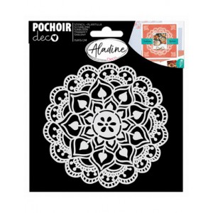 POCHOIR CARRE DIY ARABESQUE