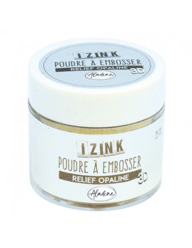 IZINK POUDRE A EMBOSSER opaline nacrée - 25 ml