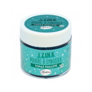 IZINK POUDRE A EMBOSSER topaze pailletée - 25 ml