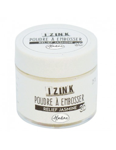 IZINK POUDRE A EMBOSSER jasmine - 25 ml