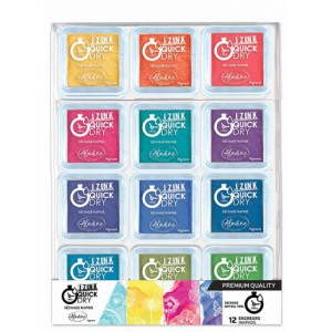SET 12 ENCREURS SÉCHAGE RAPIDE TAILLE M - ACIDULES