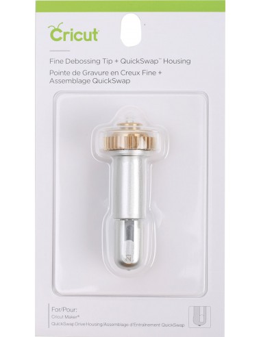 CRICUT MAKER - POINTE FINE EMBOSSAGE + BASE QUICKSWAP