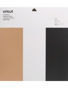 CRICUT 30 PAPIERS CARDSTOCK ASSORTIS 30,5x30,5cm 2