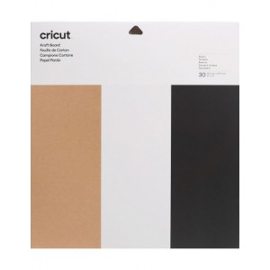 CRICUT 30 PAPIERS CARDSTOCK ASSORTIS 30,5x30,5cm