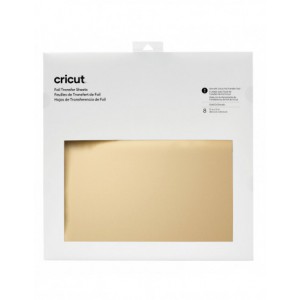 CRICUT 8 FEUILLES TRANSFERT FOIL OR 30,5x30,5cm