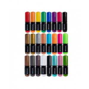 KIT DÉMARRAGE STYLOS BILLE 'SILHOUETTE' 24 STYLOS ET 10 DESIGNS (COMPATIBLES CAMEO 4)