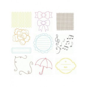 KIT DÉMARRAGE STYLOS BILLE 'SILHOUETTE' 24 STYLOS ET 10 DESIGNS (COMPATIBLES CAMEO 4)