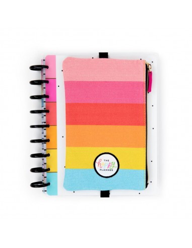 Rainbow Stripe CLASSIC - Trousse à elastique avec porte stylo