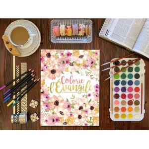 Coloriage chrétien pour adultes : 43 versets de la Bible à colorier