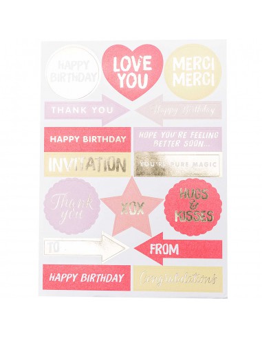 DIY carte à customiser - CHAMP DE FLEURS,ROSE