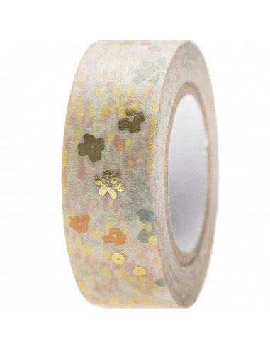 Washi tape ,CHAMP FLEURS or foil