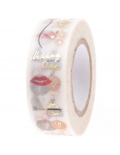 Washi tape WEDDING DAY mariage