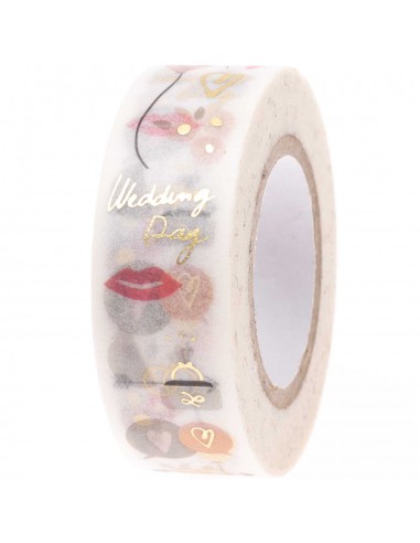 Washi tape WEDDING DAY mariage