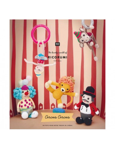 ~ RICORUMI - CIRQUE - amigurumi - 7 personnages à crocheter - Rico Design