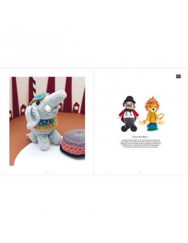 ~ RICORUMI - CIRQUE - amigurumi - 7 personnages à crocheter - Rico Design