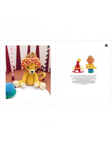 ~ RICORUMI - CIRQUE - amigurumi - 7 personnages à crocheter - Rico Design