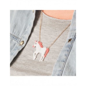 KIT perles à tisser BRICK STITCH, collier LICORNE