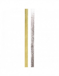 Washi tape fin 2 rouleaux - ARGENT/OR 2