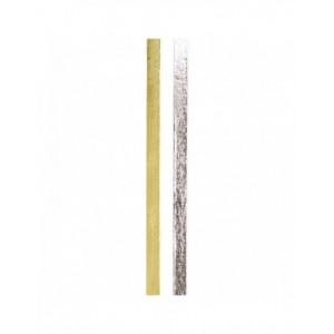 Washi tape fin 2 rouleaux - ARGENT/OR