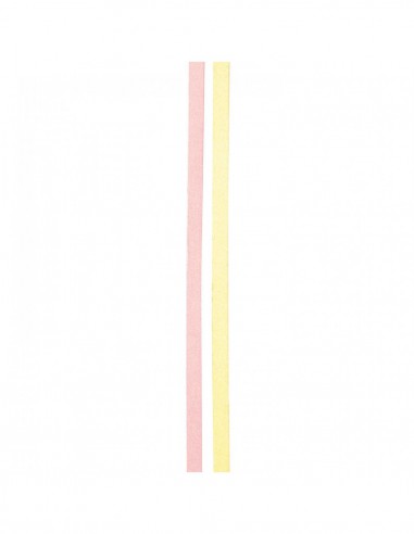 Washi tape fin 2 rouleaux - irisé  JAUNE/ROSE
