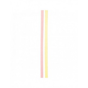 Washi tape fin 2 rouleaux - irisé  JAUNE/ROSE