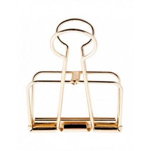 1 grande pince CLIP FIL DE FER 51 MM, or