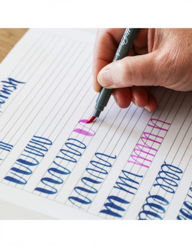 Set 5 callibrush pen - Pastel  - coloriage & calligraphie