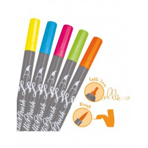 Set 5 callibrush pen - Néon