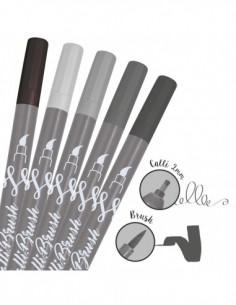 Set 5 callibrush pen - Nuances de gris 2