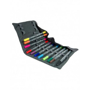Trousse roll pouch - peut contenir 24 stylos