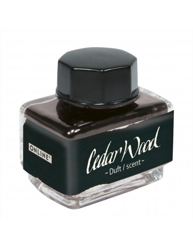 Encrier noir - encre parfumée au bois de Cédar
