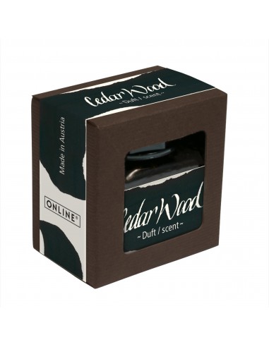 Encrier noir - encre parfumée au bois de Cédar