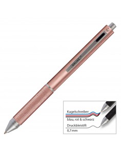 Stylo bille Multipen 4 en 1 - rose gold