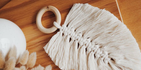 DIY tendance plumes macramé