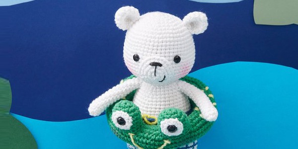 Patron crochet gratuit : HAPPY POLAR BEAR